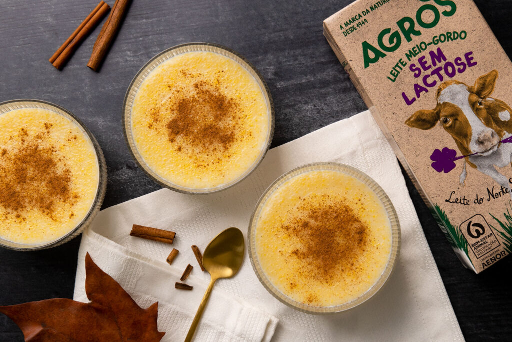 Papas de carolo com leite agros sem lactose