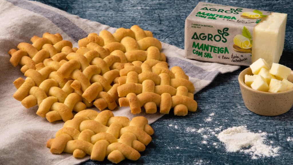 Biscoitos grades de lamego feitos com manteiga agros